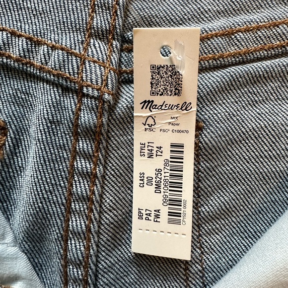 Madewell - The Tall Perfect Vintage Wide-Leg Jean in Fairdale Wash - BNWT - Picture 6 of 9